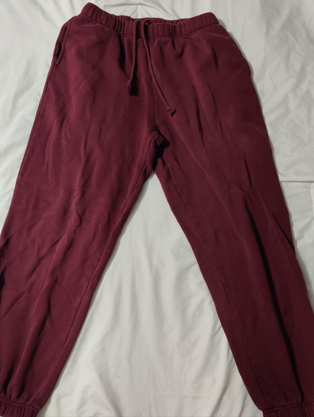 Garage Women's Sweatpants Dark Purple Plum Color Joggers Size M Lounge Pants